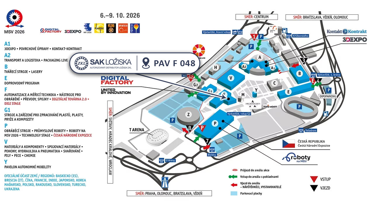 Právě vystavujeme na MSV Brno 2026 – najdete nás v pavilonu F, stánek 048